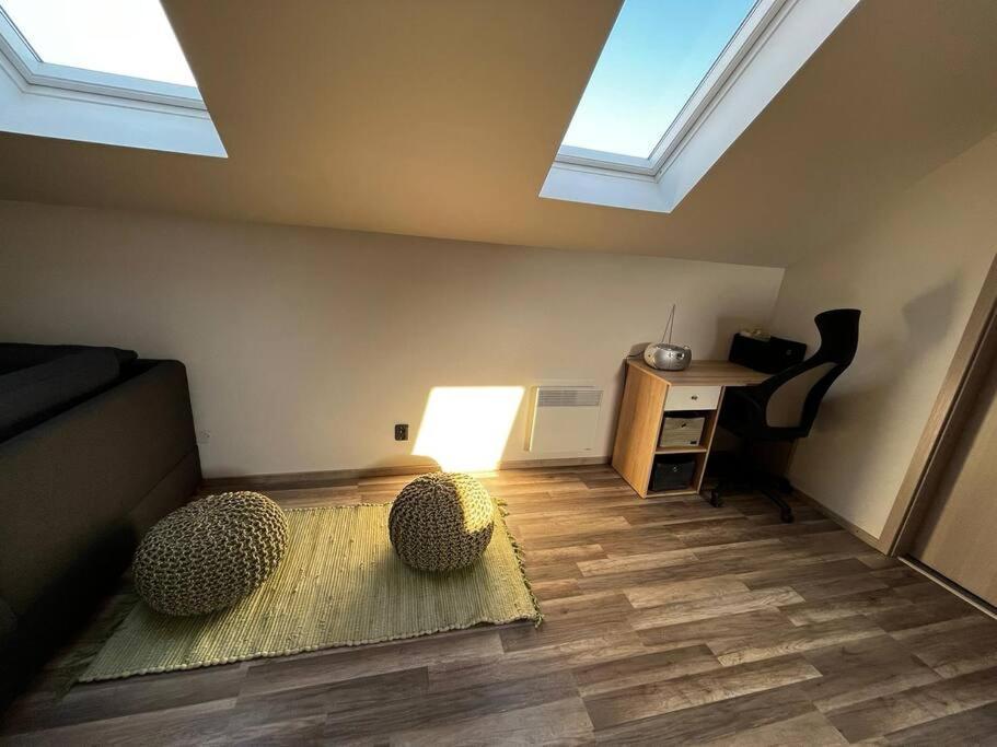 Prijemny Podkrovni Byt S Parkovanim Na Pozemku. Trsice Exterior photo